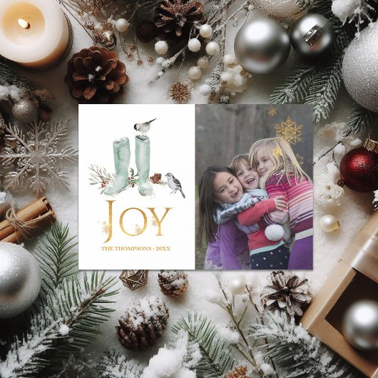 Invitation Magnétique À feuillage persistant - Wintertide Woodland Photo