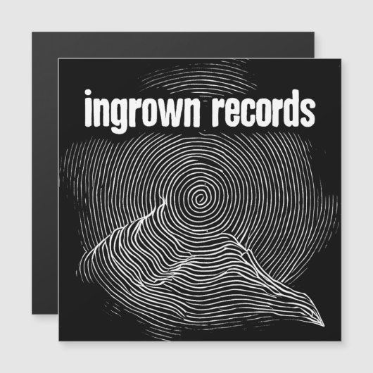 Invitation Magnétique Aimant de coupure de bois (Devant / Derrière)