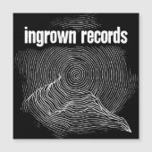 Invitation Magnétique Aimant de coupure de bois (Devant)