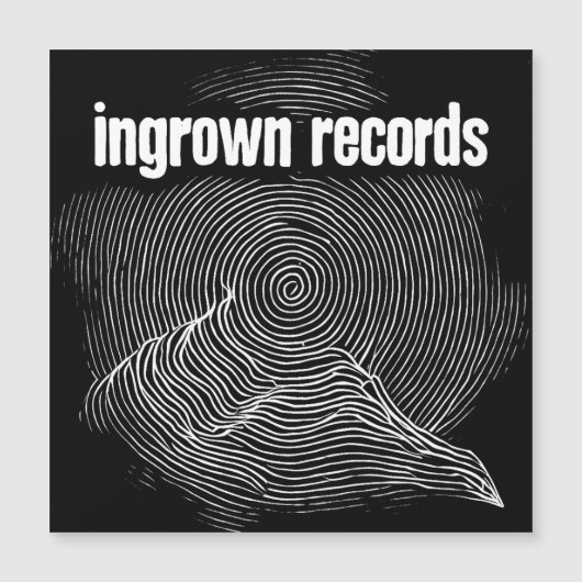 Invitation Magnétique Aimant de coupure de bois (Devant)