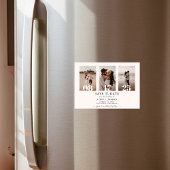 Invitation Magnétique Aimant de rappel, Rappel moderne avec photo