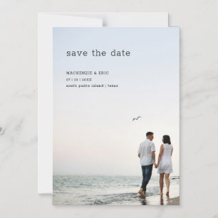 Invitation Magnétique Aimants de photo de mariage à jour unique pour rés