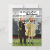 Invitation Magnétique Amusant Donald Trump Poutine Fumer la blague des a (Recto)