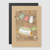 Invitation Magnétique Anniversaire de Jackson (Devant / Derrière)