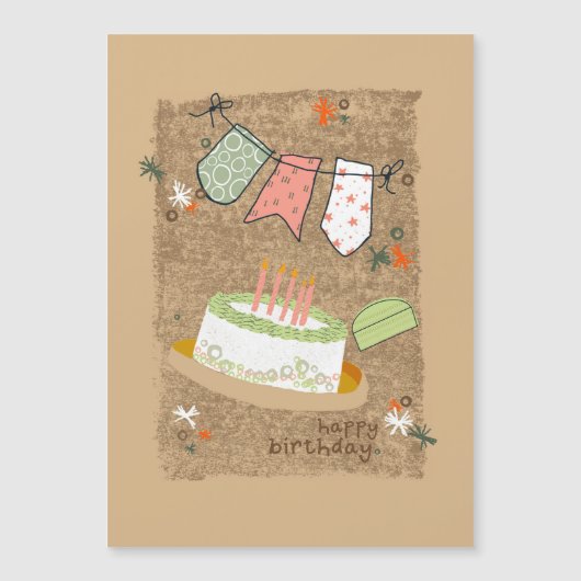 Invitation Magnétique Anniversaire de Jackson (Devant)