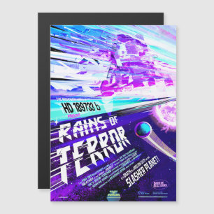 Invitation Magnétique Annonce De Film D'Horreur Sci-Fi, Pluies De Terreu