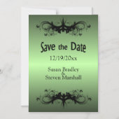 Invitation Magnétique Apple Green Enregistrer la date (Recto)