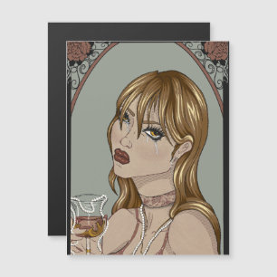 Invitation Magnétique Art nouveau