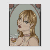 Invitation Magnétique Art nouveau (Devant)