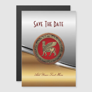 Invitation Magnétique Assyrian Winged Bull