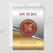 Invitation Magnétique Assyrian Winged Bull (Recto)
