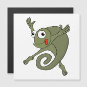 Invitation Magnétique Awesome Chameleon (Devant / Derrière)