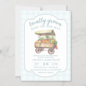 Invitation Magnétique Baby shower local neutre pour les femmes (Recto)
