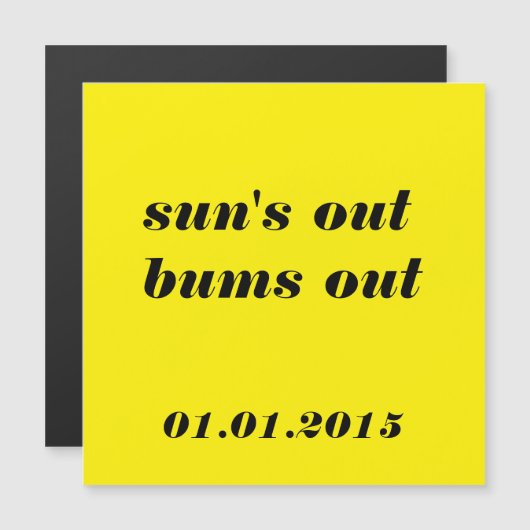 Invitation Magnétique Bachelorette (Devant / Derrière)