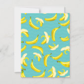 Invitation Magnétique Bananes (Recto)