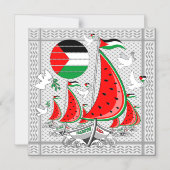 Invitation Magnétique Bateaux de la Flottille de la Liberté Mondiale à G (Recto)