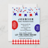 Invitation Magnétique BBQ ・ Barbecue ・ Réunion ・ Anniversaire | Pique-ni (Recto)