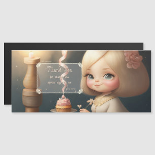 Invitation Magnétique Bonne fille anniversaire 01