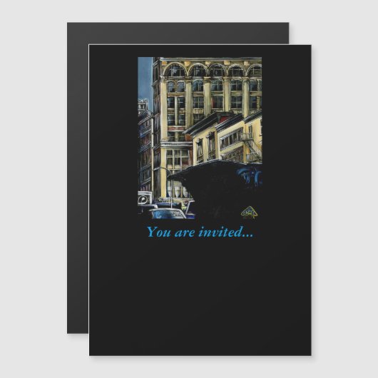 Invitation Magnétique Broadway's Best, New York City (Devant / Derrière)