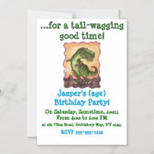 Invitation Magnétique Cadeaux et accessoires Tyrannosaurus (Recto)