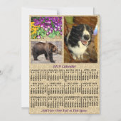 Invitation Magnétique Calendrier 2019 (Voir la description pour la nouve (Recto)