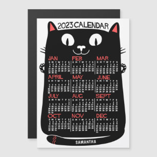 Invitation Magnétique Calendrier 2023 (voir description pour la version 