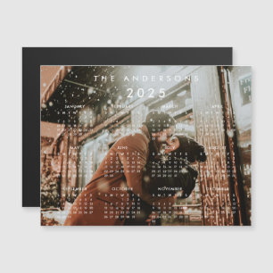 Invitation Magnétique Calendrier personnalisé Photo 2025