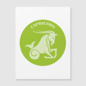 Invitation Magnétique Capricorne, Signe zodiaque, Horoscope, Astrologie (Devant)