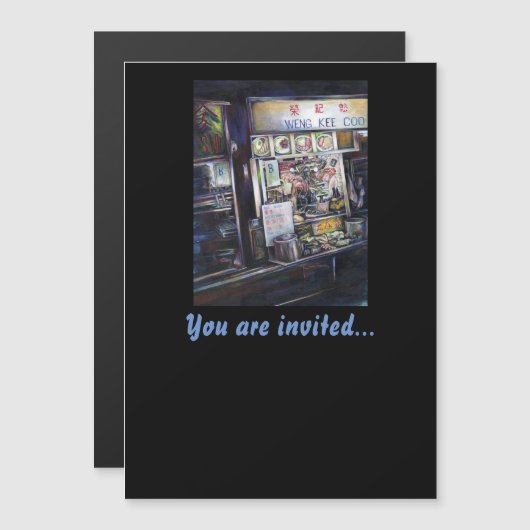 Invitation Magnétique Cénosillicaphie (Devant / Derrière)