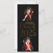 Classe de 2025 Graduation Personnalisée