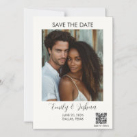 Code QR moderne Enregistrer l'aimant Date