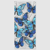 Invitation Magnétique Composition des White and Blue Butterflies (Devant)