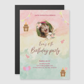 Invitation Magnétique Conception de l’invitation pour le 5e anniversaire (Devant / Derrière)