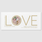 Invitation Magnétique Corinthians Verse Love Photo Wedding Enregistrer l (Devant)