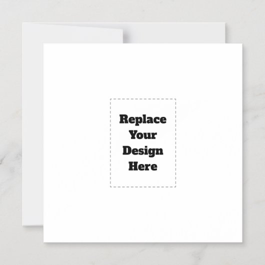 Invitation Magnétique Create Your Own white  (Recto)