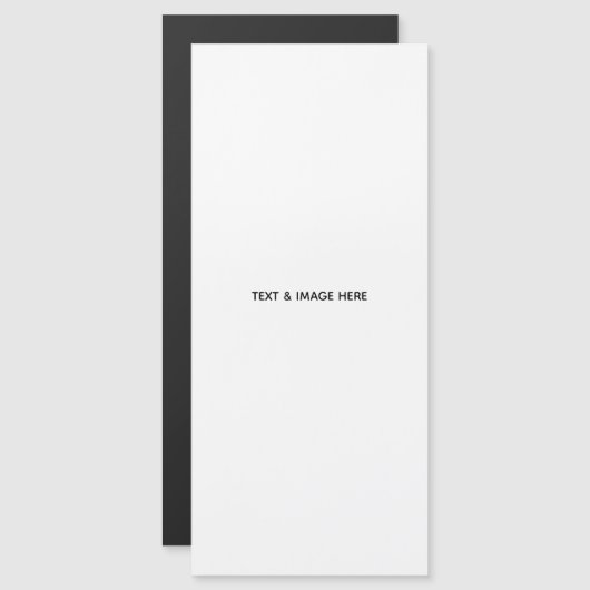 Invitation Magnétique Créez votre propre blanc (Devant / Derrière)