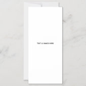 Invitation Magnétique Créez votre propre blanc (Recto)