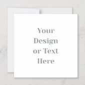 Invitation Magnétique Customizable Your Design or Text Here Personalized (Recto)