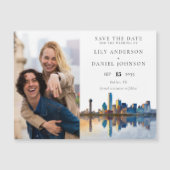 Invitation Magnétique Dallas Photo Wedding Save The Date (Devant)