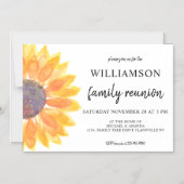 Invitation magnétique de la réunion familiale flor (Recto)