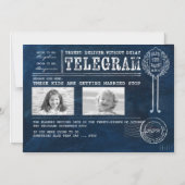 Invitation Magnétique Des photos amusantes d'enfance sauvez le Telegram (Recto)