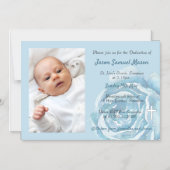 Invitation Magnétique Dessin étincelant rose bleu (Recto)