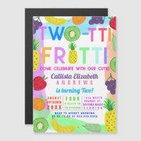 Deux-tti Frutti Fruits Peints de Couleurs Annivers
