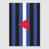 Invitation Magnétique Drapeau de fierté cuir queer (Devant)