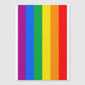 Invitation Magnétique Drapeau de fierté gay traditionnel (Devant)