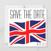 Invitation Magnétique Drapeau du Royaume-Uni + vos idées (Recto)