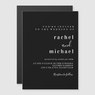 Invitation Magnétique Élégant