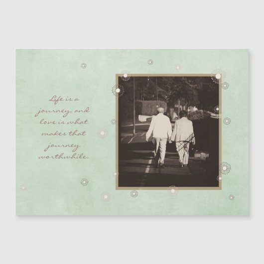 Invitation Magnétique En souvenir Hommage commémoratif souvenir (Devant)