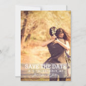 Invitation magnétique - Enregistrer la date II (Recto)