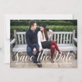 Invitation Magnétique Enregistrer l'aimant de date (Recto)